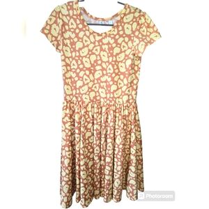 DotDotSmile Twirl Dress (cheetah)